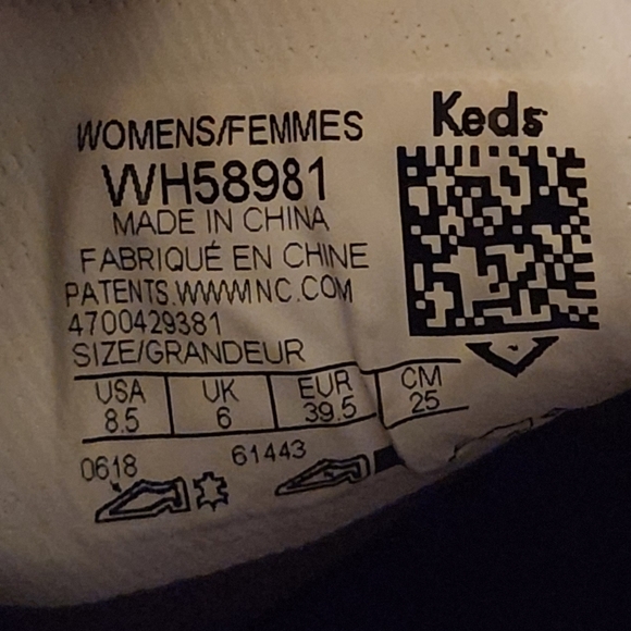 Keds Triple Kick Glitter Sneakers - Women's size 8.5 - Picture 6 of 6